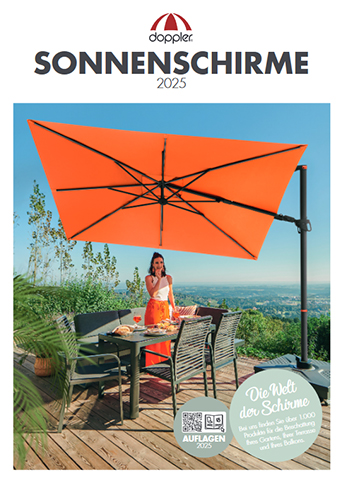 Gartenkatalog doppler Sonnenschirme 2025