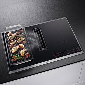 Kochfelder mit integriertem Dunstabzug