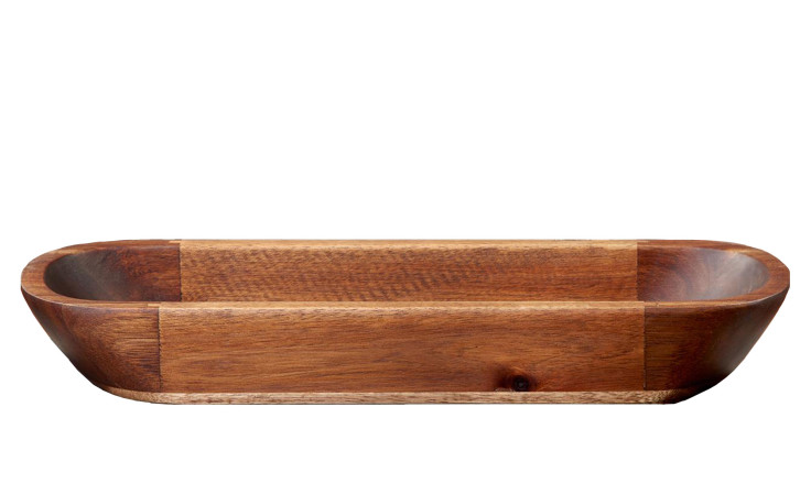 Schale Wood 10 x 4 x 38 cm