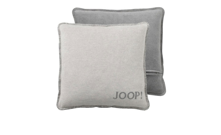 JOOP! Kissenbezug Uni Doubleface 50 x 50 cm