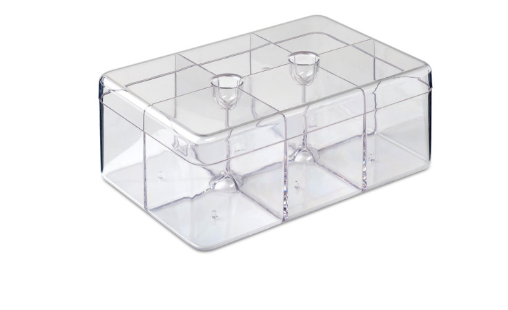 Teedose 21,7 x 8,5 x 14,8 cm