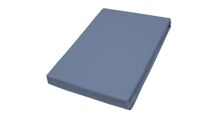 Spanntuch Teddy 140-160 x 200 cm in blau.
