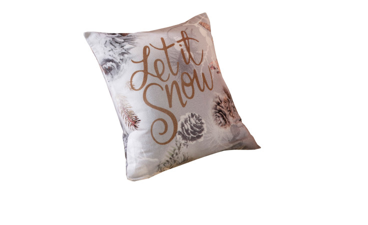 Kissenhülle Let it Snow 50 x 50 cm
