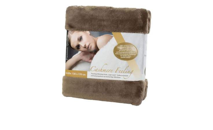 Wohndecke Premium Cashmere Feeling 130 x 170 cm
