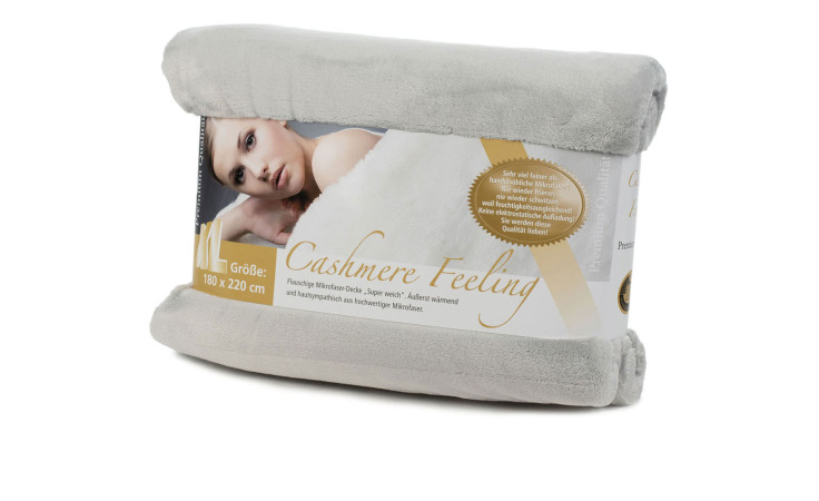 Wohndecke Premium Cashmere Feeling 180 x 220 cm