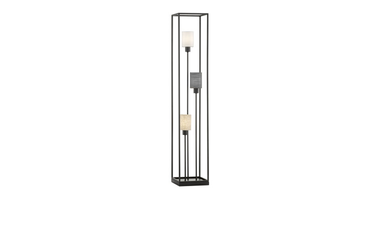 Stehleuchte Isko 122,5 cm in schwarz.