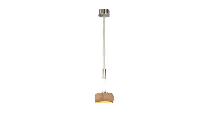 LED-Pendelleuchte Shine-Wood 21 cm