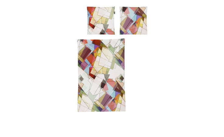 Mako-Satin Bettwäsche in der Größe 135 x 200 cm und in einer Mehrfarbigen Farbausführung