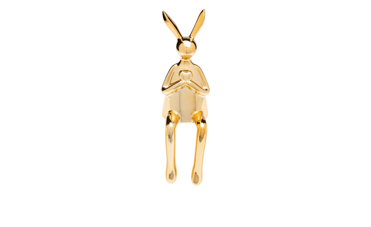 Hase Sittingrabbit in der Farbausführung gold