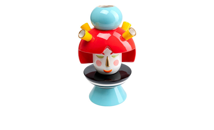 Vase Puppet  in einer bunten Ausführung