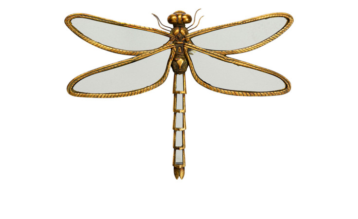Wandschmuck Mirror 45,5 x 35,5 cm in Gold