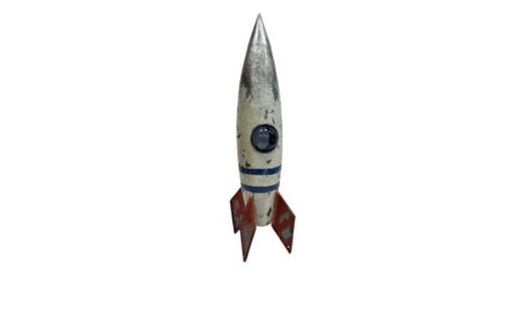 Deko-Rakete Robot 73,03 cm in einer mehrfarbigen Ausführung