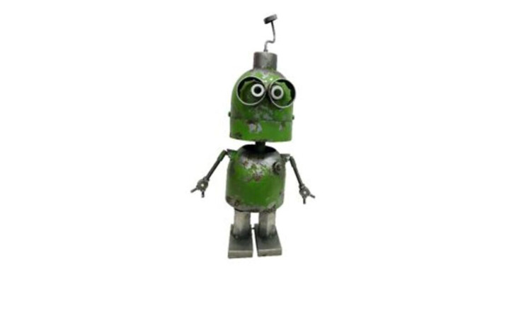Deko-Figur Robot 71,17 cm in grün