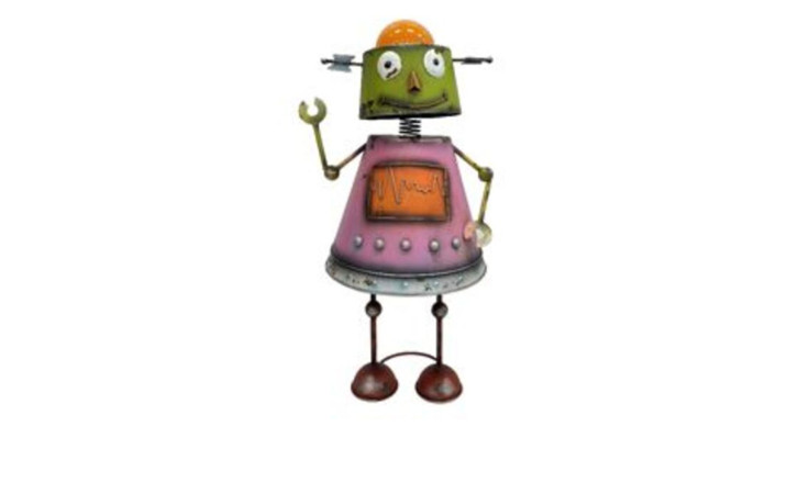 Deko-Figur Robot 61,6 cm in einer mehrfarbigen Ausführung