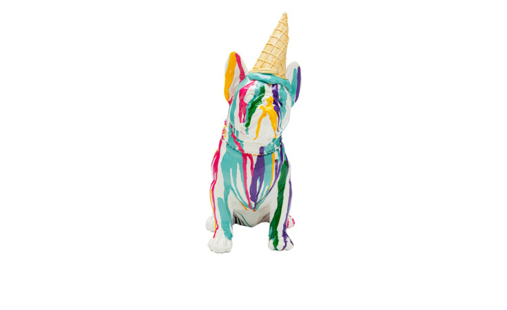 Deko-Hund Gelato Dog 35 cm bunte Ausführung