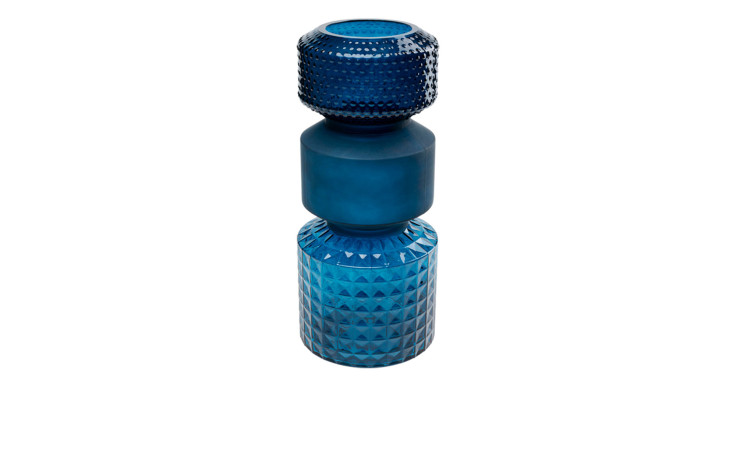 Vase Marvel 42 cm in blau