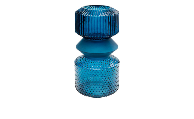 Vase Marbel 36 cm in blau