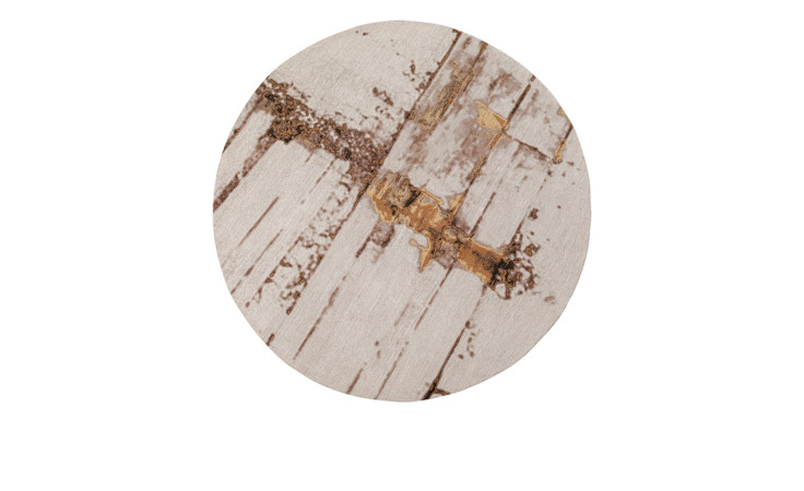 Teppich Abstract  200 x 200 cm in einer beige / braunen Ausführung