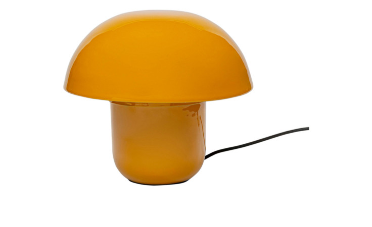 Tischleuchte Mushroom 27 cm in gelb