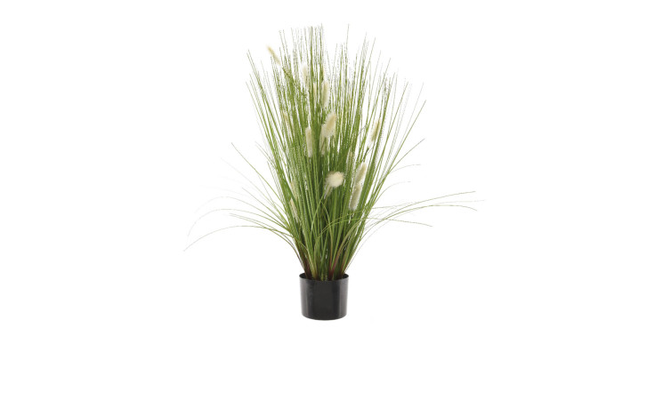 Deko-Gras im Topf 50 cm in grün.