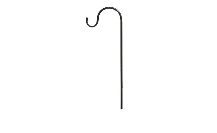 Stab 97 cm aus Metall mit gebogener Spitze.