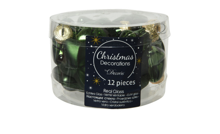 Christbaumstern 12er Piniengrün
