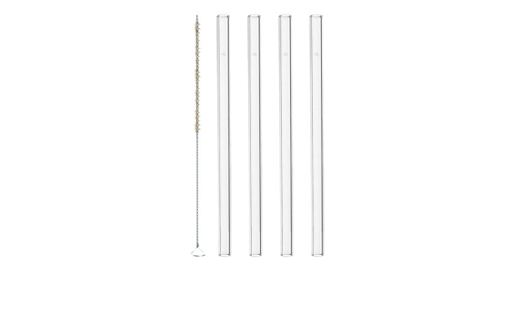 Glastrinkhalm-Set Ciao 4 tlg. 15 cm