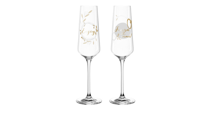 Sektgläser-Set Presente 2 tlg. 280 ml