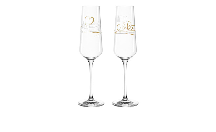 Sektgläser-Set Presente 2 tlg. 280 ml