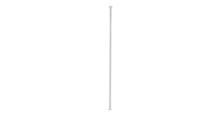 Duschvorhangstange weiß 125 - 220 cm
