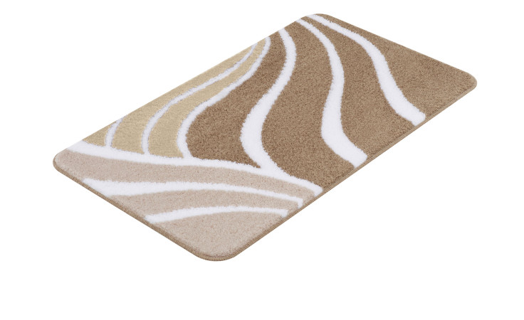 Badteppich Flame 70 x 120 cm in taupe