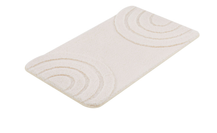 Badteppich Bow 70 x 120 cm in sandbeige 