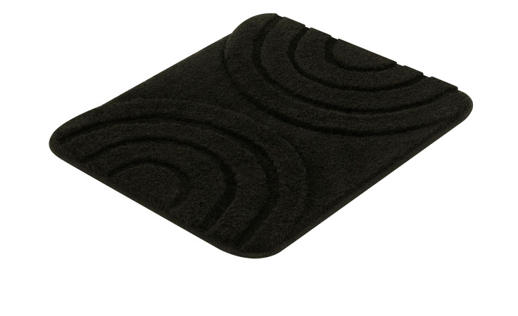 Badteppich Bow 55 x 65 cm in schwarz