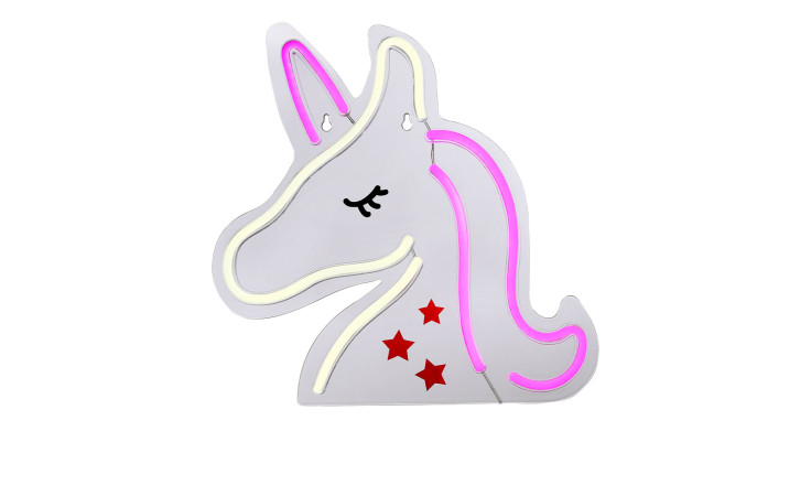 LED-Bild - Neon-Unicorn 