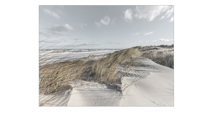 Glasbild Nordic Beach 60 x 80 cm, Strandlandschaft