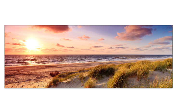 Glasbild Sea Harmony 30 x 80 cm, Strandlandschaft