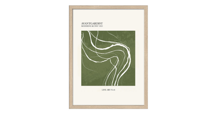 Rahmenbild Shapes of the Earth 33 x 43 cm