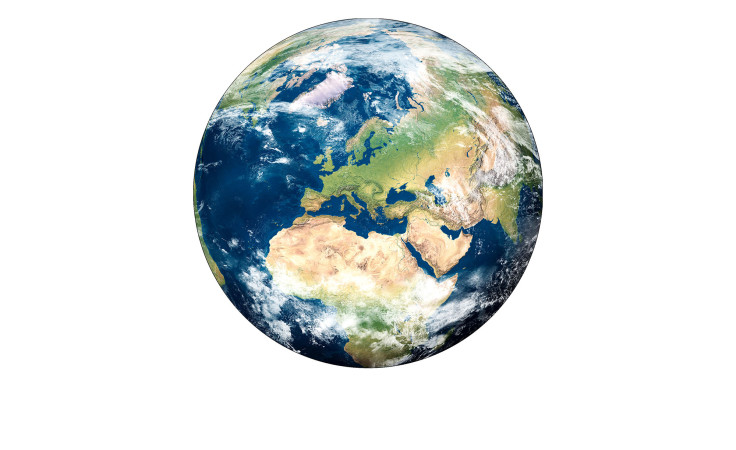 Alubild The Earth 100 cm