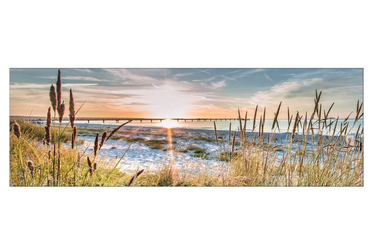 Alubild At the Beach 50 x 150 cm