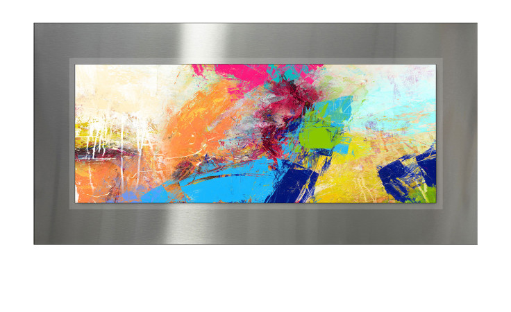 Alubild Colorful Way 50 x 100 cm