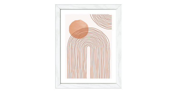 Rahmenbild Lines And Shapes XI 24 x 19 cm