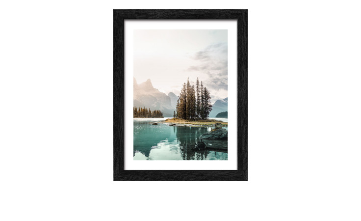 Rahmenbild Mountain Lake IX 24 x 19 cm