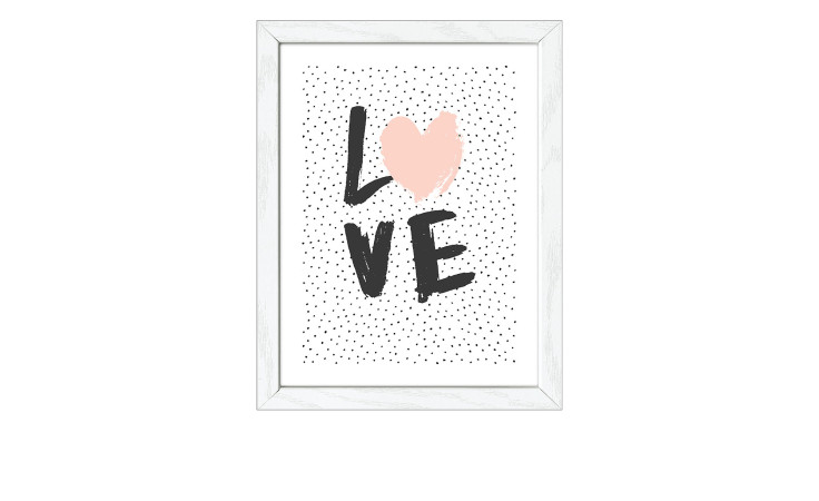 Rahmenbild Love 24 x 19 cm