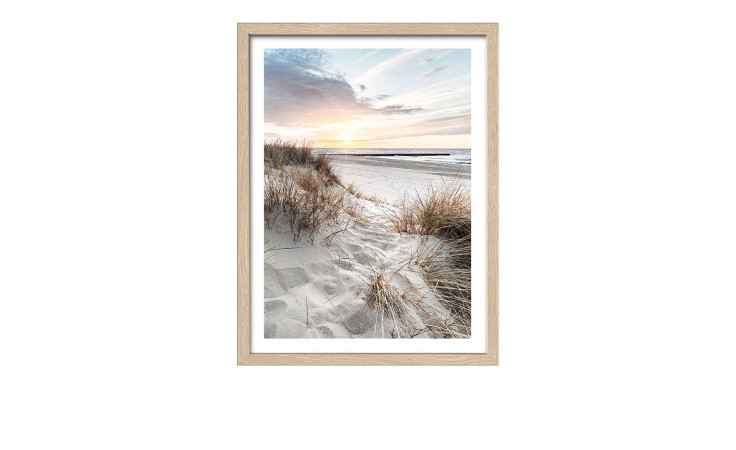 Rahmenbild Nordic Beach Atmosphere 33 x 43 cm