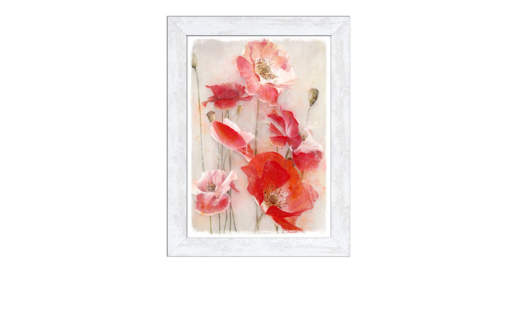 Rahmenbild Only Red Flowers 50 x 70 cm