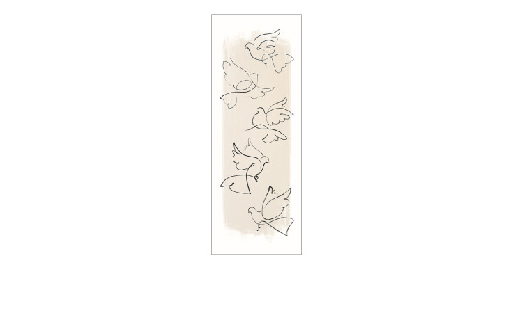 Leinwandbild Feel Free 30 x 80 cm