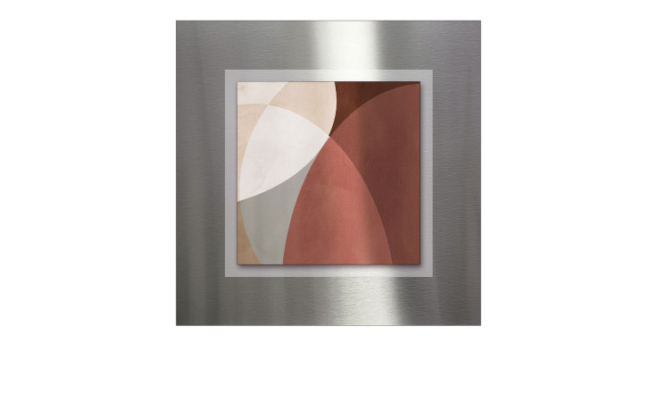 Alubild Abstract Shapes 50 x 50 cm