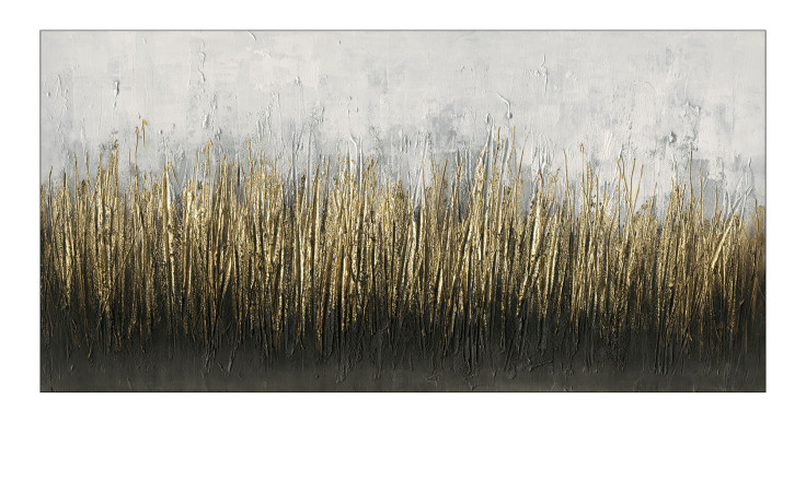 Handpainting Gold & Black 60 x 120 cm