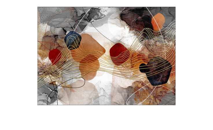 Alubild Lines and Shapes 70 x 100 cm