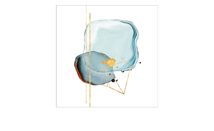 Alubild Fine Line and Shapes 50 x 50 cm